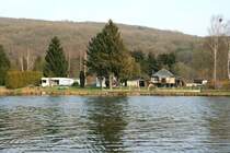 Die Meuse am franz�sisch-belgischen Grenzverlauf; 24.03.2012