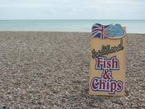 Fish and Chips II - am Strand von Brighton. 19.4.2012