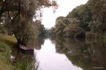 Main- Anlegestelle in Nedensdorf f�r den F�hrmann. ( hatte aber heute Sonntagsruh ) 02.09.2007