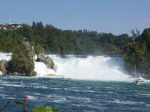 Der Rheinfall bei Schaffhausen.