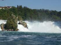 Der Rheinfall bei Schaffhausen.