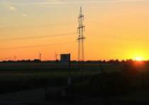 Ein Sonnenuntergang in Kohlscheid-Bank  am 1.7.2012.