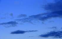 Der Abendhimmel ber Kohlscheid-Bank am 7.7.2012.