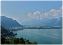In Glion hat man eine sch�ne Aussicht auf den Lac L�man. 26.05.2012 (Hans)