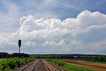 Gewaltige Wokenturmbildung �ber der Eifel - 20.05.2012