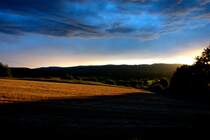 Ein sch�ner Sonnenuntergang im Bayerischen Wald am 15.08.2010.