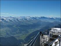 Diese Aussicht kann man am S�ntis (2502 m) genie�en. 14.09.2012 (Hans)