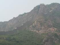 �lteres Teilst�ck der Gro�en Mauer, nicht begehbar. 16.9.2007