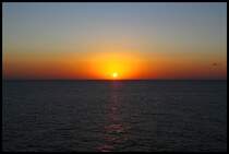 Sonnenuntergang im Roten Meer. (27.11.2012)