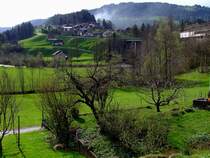 Fr�hlingslandschaft bei EGG im Bregenzerwald; 120410