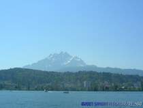 Der Pilatus vom Schiff aus gesehen am 15. April 2007.