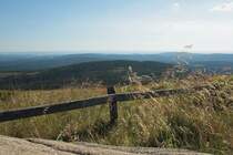 Sommerabendstimmung auf dem Brocken; Blick vom Gipfelrundweg am 21.07.2013 Richtung Sdwesten... 