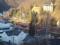 �ber den D�chern von Glash�tte.
Aufnahme vom 11.03.2007