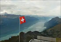 . Die Aussicht aus unserem Zimmer im Berghaus am Brienzer Rothorn. 29.09.2013 (Hans)