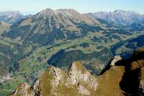 Blick vom Le Chamossaire; 19.10.2013