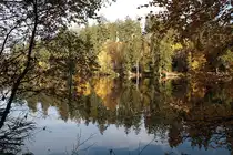 Der Silberteich bei Braunlage an einem sch�nen Oktobertag; Aufnahme vom Nachmittag des 22.10.2013 vom Westufer...