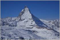 Ein bekanntes und beliebtes Fotosujet: das Matterhorn.
(27.02.2014)