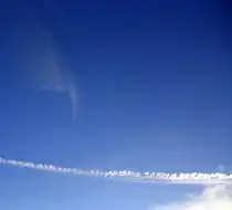 Ein schöner Abendhimmel in Kohlscheid-Bank am Abend vom 24.11.2014.