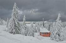 Kandel.Kirche im Winter 31.01.2015