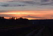 Kurz vor  Zappenduster  in der Eifel bei Satzvey - 13-11-2014