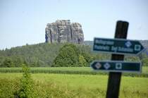 Die Sächsische Schweiz bei Bad Schandau.

Aufnahmedatum: 7. Juni 2014.