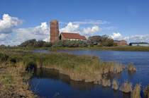 Alte Kirche auf Pellworm. Aufnahmedatum: 22. September 2012.