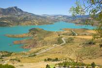 Embalse de Zahara-el Gastor. Aufnahmedatum: 18. Juli 2014.