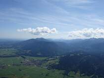Aussicht auf das Ammergebirge (26.07.2015)
