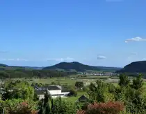 Landschaft am Hochrhein, Blick von Wil im Kanton Aargau Richtung S�den, Sept.2015