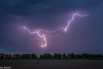 Pure Entladung von Energie, Gewitter über Deutenbach bei Nürnberg, 22.05.16