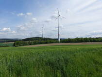 Windräder bei Marktschorgast, Oberfranken (21.05.2016)