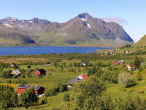 Ein Zwischenstopp am Nachmittag auf den Lofoten am 26. Juni 2016.