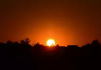 Sonnenuntergang bei Euskirchen - 16.08.2016