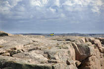 Blick auf die schwedische Insel Kleven in östlicher Richtung. Aufnahme: 2. August 2017.