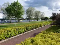 Mora, Seepromenade Saxviken am Siljan See (16.06.2017)