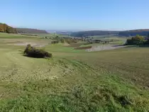 Aussicht auf Lustbronn, Hohenlohekreis (15.10.2017)