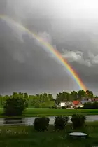 Regenbogen nach kurzem Gewitter in Odendorf -30.04.2018