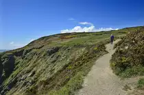 Spazierweg auf Howth Head, nahe Baily Lighthouse. 
Aufnahme: 12. Mai 2018.