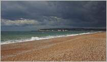 Unwetterstimmung am Strand in Seaford.
(24.04.2016)