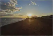 Sonnenuntergang am Strand von Brighton
(25.04.2016)