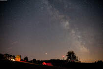 Blick auf die Milchstraße am Ahornberg (Oberpfalz), 10.08.2018 