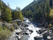 Fluss Grand Eyvia im Cogne Tal bei Epinel (05.10.2018)