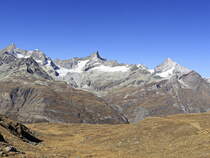 Blick in Richtung der Station Riffelberg an der Gornergratbahn am 14. Oktober 2019