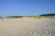 Am schönen Strand vor Leba in Hinterpommern. Aufnahme: 16. August 2020.