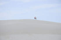 Die Wanderdüne Wydma Czołpińska im Slowinzischen Nationalpark in Hinterpommern, Polen. Aufnahme: 18. August 2020.