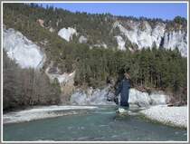 Vorderrheinschlucht bei Versam-Safien. (04.03.2007)