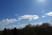 Hamburg am 25.4.2021: Wolken über dem Osten Hamburgs  /