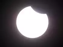 
Partielle Sonnenfinsternis von Rügen aus gesehen. - 10.06.2021