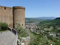 Ausblick von der Fortezza dell Albornoz auf die Hügel um Orvieto (21.05.2022)