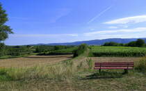 Landschaft in der Vorbergzone des Schwarzwaldes bei Tutschfelden im Breisgau, Aug.2022